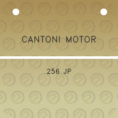 cantoni-motor-256-jp