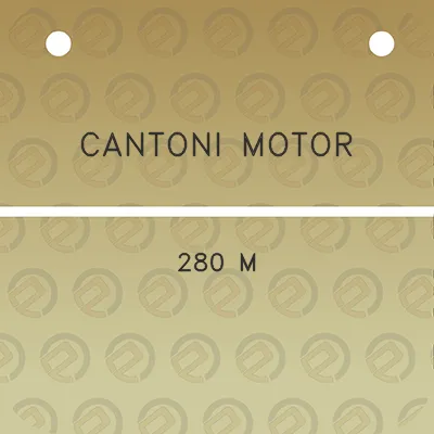 cantoni-motor-280-m