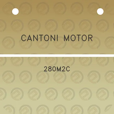 cantoni-motor-280m2c