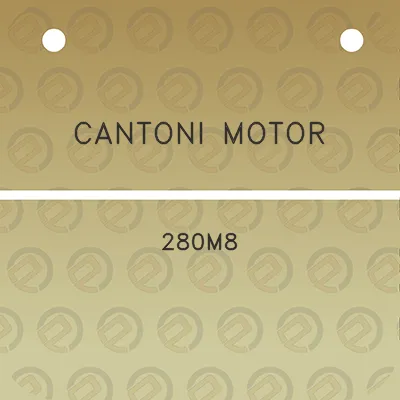 cantoni-motor-280m8