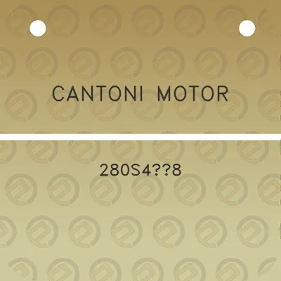 cantoni-motor-280s48