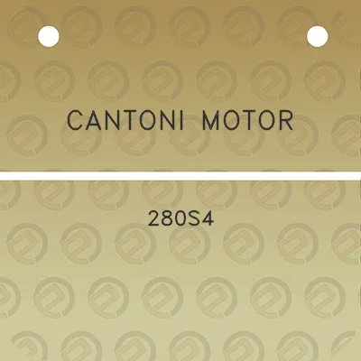 cantoni-motor-280s4