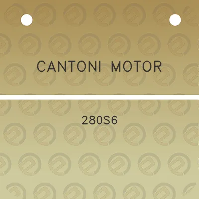 cantoni-motor-280s6