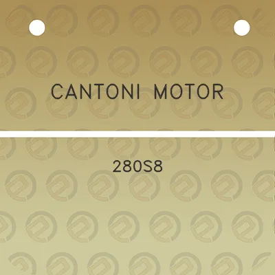 cantoni-motor-280s8