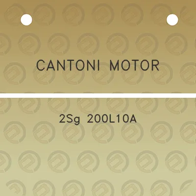 cantoni-motor-2sg-200l10a