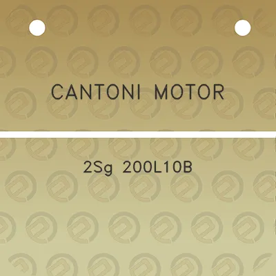 cantoni-motor-2sg-200l10b