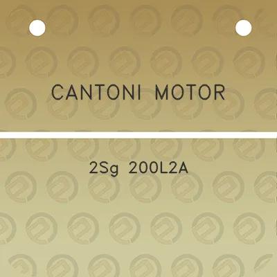 cantoni-motor-2sg-200l2a