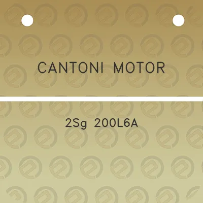 cantoni-motor-2sg-200l6a