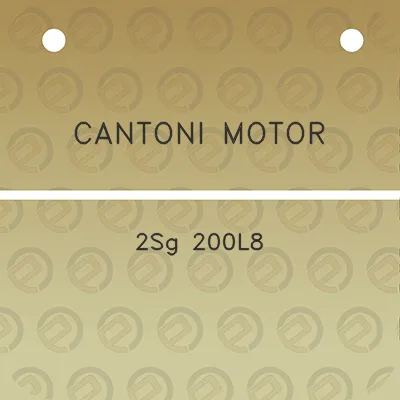 cantoni-motor-2sg-200l8