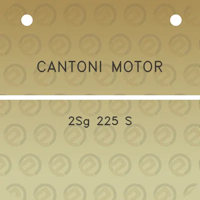 cantoni-motor-2sg-225-s