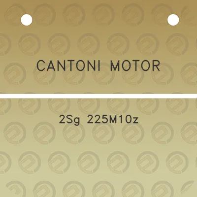 cantoni-motor-2sg-225m10z