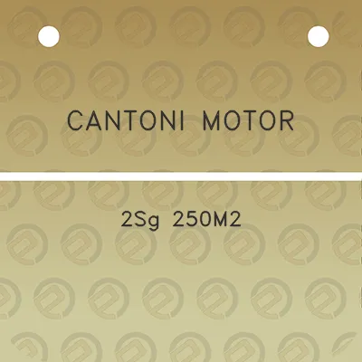 cantoni-motor-2sg-250m2