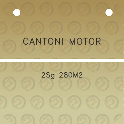 cantoni-motor-2sg-280m2