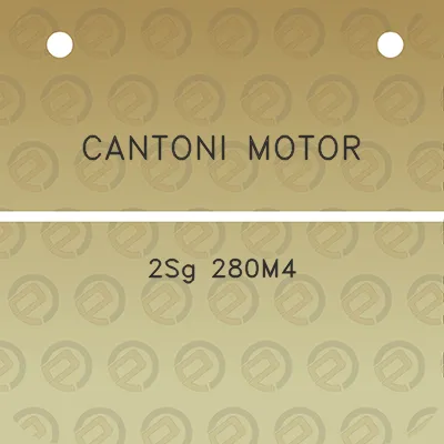 cantoni-motor-2sg-280m4