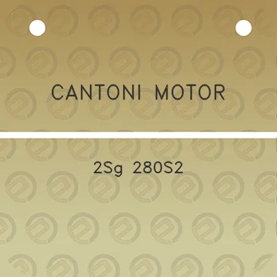 cantoni-motor-2sg-280s2