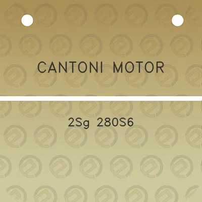 cantoni-motor-2sg-280s6