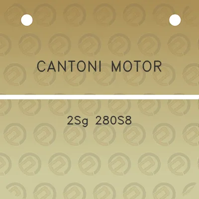 cantoni-motor-2sg-280s8