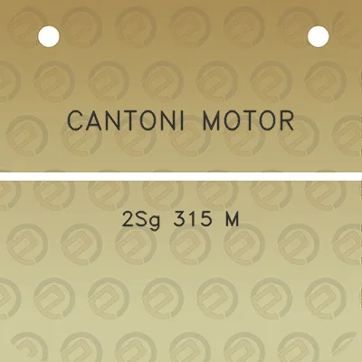 cantoni-motor-2sg-315-m