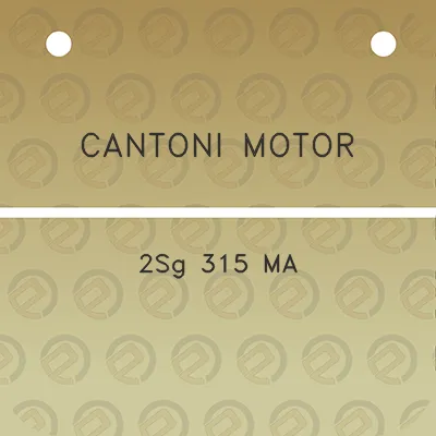 cantoni-motor-2sg-315-ma