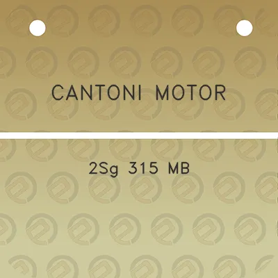 cantoni-motor-2sg-315-mb