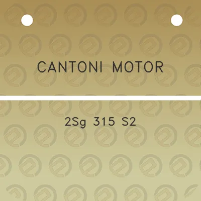 cantoni-motor-2sg-315-s2