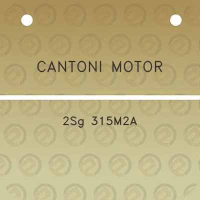 cantoni-motor-2sg-315m2a