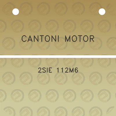 cantoni-motor-2sie-112m6