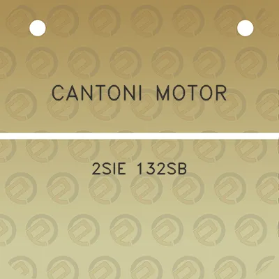 cantoni-motor-2sie-132sb