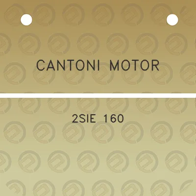 cantoni-motor-2sie-160