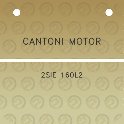 cantoni-motor-2sie-160l2