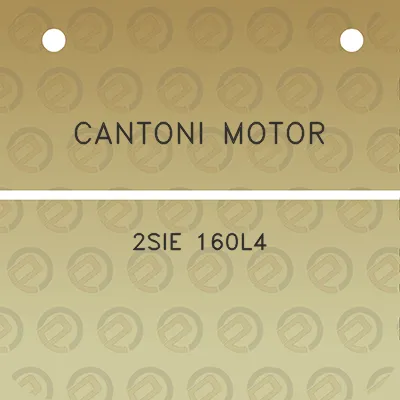 cantoni-motor-2sie-160l4