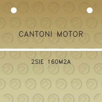 cantoni-motor-2sie-160m2a