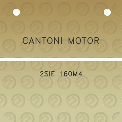 cantoni-motor-2sie-160m4