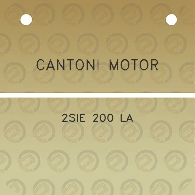 cantoni-motor-2sie-200-la