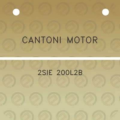 cantoni-motor-2sie-200l2b