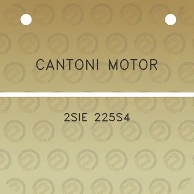 cantoni-motor-2sie-225s4