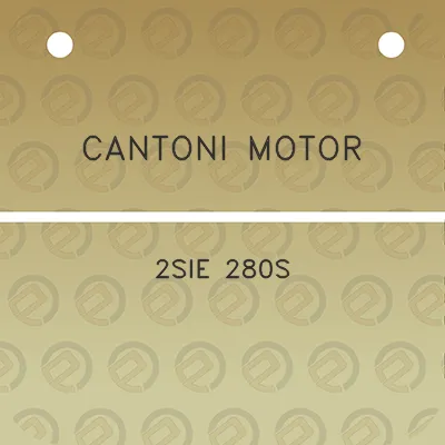 cantoni-motor-2sie-280s