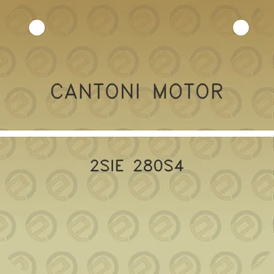 cantoni-motor-2sie-280s4