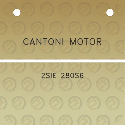 cantoni-motor-2sie-280s6