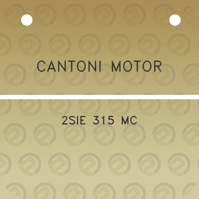 cantoni-motor-2sie-315-mc