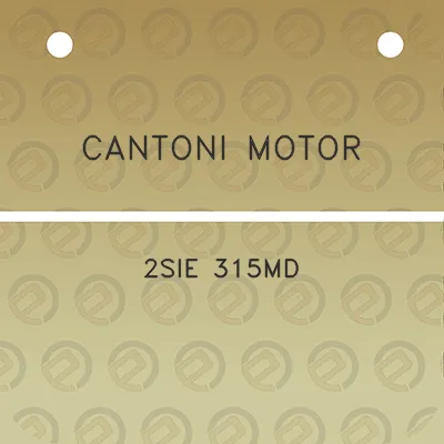 cantoni-motor-2sie-315md