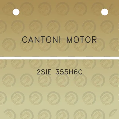 cantoni-motor-2sie-355h6c