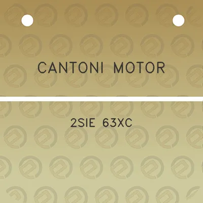 cantoni-motor-2sie-63xc