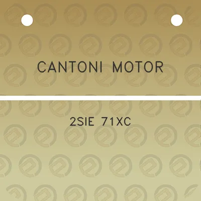 cantoni-motor-2sie-71xc