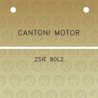 cantoni-motor-2sie-90l2