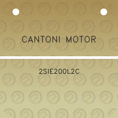 cantoni-motor-2sie200l2c