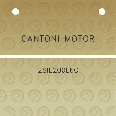 cantoni-motor-2sie200l6c