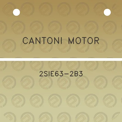 cantoni-motor-2sie63-2b3