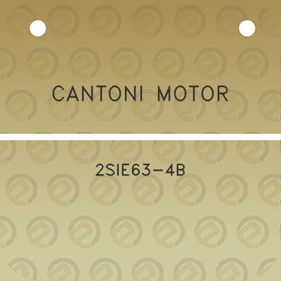 cantoni-motor-2sie63-4b