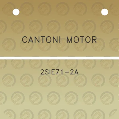 cantoni-motor-2sie71-2a